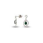 Harem Altın RTK16 0.98 ct Zümrüt Pırlanta Küpe