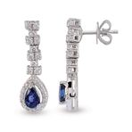 Harem Altın RTK2 1.19 ct Safir Pırlanta Küpe