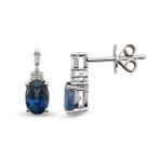 Harem Altın RTK21 1.31 ct Safir Pırlanta Küpe
