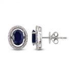 Harem Altın RTK3 1.56 ct Safir Pırlanta Küpe