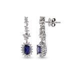 Harem Altın RTK38 1.74 ct Safir Pırlanta Küpe