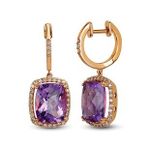 Harem Altın RTK8 4.98 ct Renkli Taşlı Pırlanta Küpe