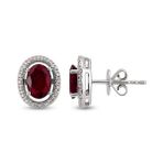 Harem Altın RTK9 2.34 ct Yakut Pırlanta Küpe