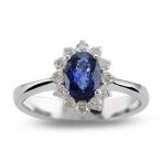 Harem Altın RTY18 Kadın 1.25 ct Pırlanta Safir Yüzük