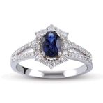 Harem Altın RTY23 1.02 Ct Pırlanta Safir Yüzük