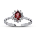 Harem Altın RTY25 Kadın 0.62 ct Pırlanta Yakut Yüzük