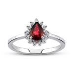 Harem Altın RTY30 Kadın 0.52 ct Pırlanta Yakut Yüzük