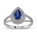 Harem Altın RTY33 1.21 Ct Pırlanta Safir Yüzük