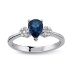 Harem Altın RTY34 Kadın 0.86 ct Pırlanta Safir Yüzük