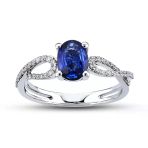 Harem Altın RTY36 Kadın 1.10 ct Pırlanta Safir Yüzük