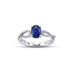 Harem Altın RTY36 Kadın 1.10 ct Pırlanta Safir Yüzük