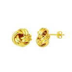 Harem Altın Sarmal 14 Ayar Altın Top Küpe Kp132