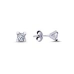 Harem Altın TKPE17 0.30 ct V Tırnak Tektaş Pırlanta Küpe