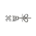 Harem Altın TKPE4 0.16 ct Tektaş Kalp Tırnak Pırlanta Küpe