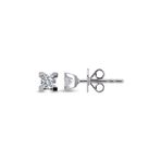 Harem Altın TKPE7 0.18 ct Tektaş Takoz Tırnak Pırlanta Küpe
