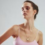 Harem Altın ZKU072 Kalp Uçlu Kolye