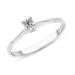 Harem Takı PR13 0.12 ct D Renk Pırlanta Tektaş Yüzük
