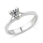 Harem Takı PR295 0.80 ct F Renk HRD Sertifikalı Pırlanta Tektaş Yüzük