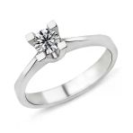 Harem Takı PR363 0.50 ct F Renk HRD Sertifikalı Pırlanta Tektaş Yüzük