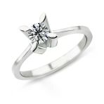 Harem Takı PR440 0.49 ct F Renk HRD Sertifikalı Pırlanta Tektaş Yüzük