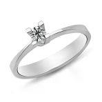 Harem Takı PR56 0.20 ct D Renk Pırlanta Tektaş Yüzük