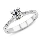 Harem Takı PR57 0.35 ct F Renk HRD Sertifikalı Pırlanta Tektaş Yüzük