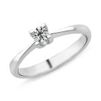 Harem Takı PR60 0.33 ct D Renk HRD Sertifikalı Pırlanta Tektaş Yüzük