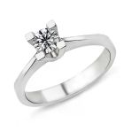 Harem Takı PR99 0.43 ct D Renk HRD Sertifikalı Pırlanta Tektaş Yüzük