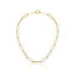 Harem ZKU104 Altın Oval Ataş Zincir Kolye