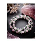 Haremi Pembe Kuvars & Aventurin Doğal Taş Bileklik 6 Mm PRA-8822032-082380