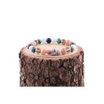 Haremi Turmalin Güneş Taşı Dumanlı Kuvars Krizokol Akuamarin Dumortierit 8 mm Doğal Taş Bilekli PRA-7837815-082647
