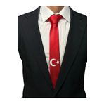 HARES Ay Yıldız Baskılı Kravat