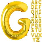Harf Gold Folyo Balon 16 İnç 36 cm (G)