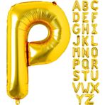 Harf Gold Folyo Balon 16 İnç 36 cm (P)