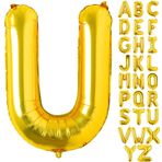 Harf Gold Folyo Balon 16 İnç 36 cm (U)