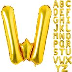 Harf Gold Folyo Balon 16 İnç 36 cm (W)