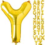 Harf Gold Folyo Balon 16 İnç 36 cm (Y)