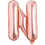 Harf Rose Gold Folyo Balon 16 İnç 36 cm (N)