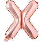 Harf Rose Gold Folyo Balon 16 İnç 36 cm (X)