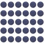HARFINGTON 30 adet 16L Kumaş Kumaş Kaplı Düğme 10 mm 3/8 inç Plastik Şaft Yuvarlak Dikiş Kendin Yap Düğmeler Dikiş Giyim Takımları için El İşi Yedek Düğme Kabanlar Bluzlar Kazak, Koyu Mavi