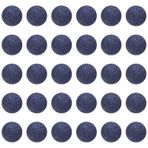 HARFINGTON 30 adet 18L Kumaş Kumaş Kaplı Düğme 11,5 mm 15/32 inç Plastik Şaft Yuvarlak Dikiş Kendin Yap Düğmeler El İşi Değiştirme Düğmesi Dikiş Giyim Takım Elbise Kabanlar Bluzlar Kazak, Koyu Mavi