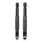HARFINGTON Deri Hollow Punch Seti 1/4 Hex Shank Matkaplar için, 4mm 5mm Dia Döner Delik Delgeçleri Kalın Kumaşlar Leathercraft Çalışma