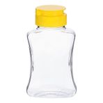 HARFINGTON Plastik Bal Şişeleri 6oz 180ml Sıkmak Bal Kavanozları Şişe Sızdırmaz Bal Dağıtıcı Doldurulabilir Bal Kapları Kapaklı Saklama ve Dağıtma için