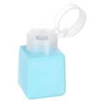 HARFINGTON Solvent Alkol Dispenseri 150ml (5.5oz) Pres Tipi ESD Güvenli Sıçrama Önleyici Sıvı Dispenser Pompası, Alkol, Oje ve Makyaj Temizleyici, Mavi için Sızdırmazlık Plastik Kapaklı