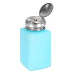 HARFINGTON Solvent Alkol Dispenseri 200ml (7.5 oz) Pres Tipi ESD Güvenli Sıçrama Önleyici Sıvı Dağıtıcı Pompa Sızdırmazlık Paslanmaz Çelik Kapaklı Aseton Temizleyici, Lehçe Sökücü, Mavi