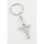 Harfli Metal Anahtarlık - Y