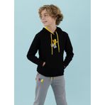 Haribo İşlemeli Erkek Siyah Sweatshirt, Siyah, 3-4 Yaş