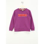Haribo Işlemeli Kız Çocuk Lila Sweatshırt HRBTXT308 Haribo Çocuk Sweatshirt - 7 - 8 Yaş