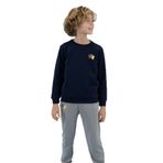 Haribo Kabartma Erkek Çocuk Lacivert Sweatshirt, Lacivert, 7-8 Yaş