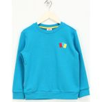 Haribo Kabartma Erkek Çocuk Turkuaz Sweatshırt Hrbtxt300 Çocuk Sweatshirt